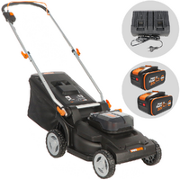 Worx Nitro WG745E - Tondeuse à batterie - 2x20V/4Ah - Coupe 41cm