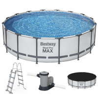 Bestway Steel Pro max 5612Z - Ø488x122 cm - Piscine ronde pour 9-10 personnes