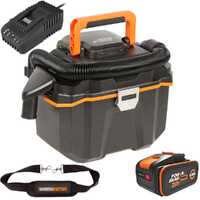 Worx Nitro WX031 - Aspirateur portable pour eau et poussi&egrave;res &agrave; batterie - 20 V 4,0 Ah