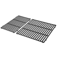 Grilles de cuisson en fonte émaillée Weber Crafted pour barbecue Weber Genesis à 3 brûleurs