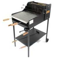 Cruccolini Fuocone Inox - Barbecue &agrave; bois et charbon en fer artisanal