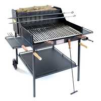 Cruccolini Fuocone Umbria - Barbecue &agrave; bois et charbon en fer artisanal