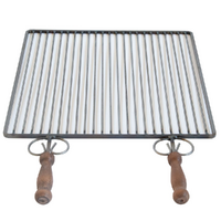 Cruccolini - Grille en fer - Poign&eacute;es en bois anti-br&ucirc;lures