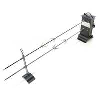 Tournebroche double électrique pour barbecues Cruccolini GA1-B
