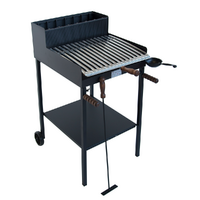 Cruccolini Belvedere - Barbecue en fer artisanal &agrave; bois et &agrave; charbon