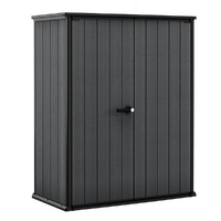 Keter Cortina Alto - Armoire de jardin &agrave; outils - 140 x 73,6 x 170,4 cm