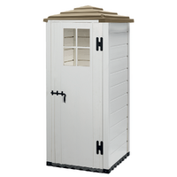Garofalo Tuscany Evo 80 Pagoda - Abri de jardin - Avec fenêtre - 82,5 x 82,5 x 198 cm
