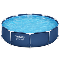Bestway Steel Pro 56677 - &Oslash;305x76 cm - Piscine ronde pour 3-4 personnes