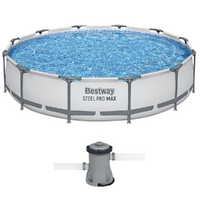 Bestway Steel Pro Max 56416 - &Oslash;366x76 cm - Piscine ronde pour 5-6 personnes