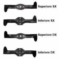 S&eacute;rie 4 lames de rechange pour autoport&eacute;e McCulloch M200 107 HRB (960 51 00-53)
