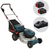 Bosch Professional GRA 18V2-46 - Tondeuse à gazon à batterie - 2x18V 8Ah - Coupe de 46 cm