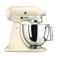 KitchenAid Artisan 5KSM125-EAC Cr&egrave;me - Batteur m&eacute;langeur plan&eacute;taire avec t&ecirc;te relevable