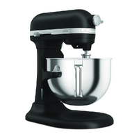 KitchenAid Artisan 5KSM60SPX-EBM Noir mat - Batteur mélangeur planétaire avec cuve amovible