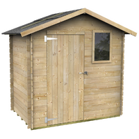 Alce Livia 198x130 - Abri de jardin en bois - Avec fenêtre frontale - 198x130x205 cm