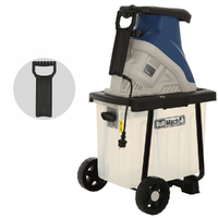 BullMach Tersic 40 L - Broyeur de branches &eacute;lectrique - Avec bac de ramassage