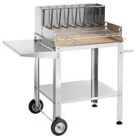 Ompagrill BetSteel 56690/X - Barbecue à bois et charbon