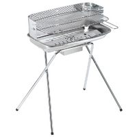 Ompagrill 60-40/XC Inox - Barbecue &agrave; charbon