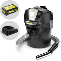 Karcher AD 2 Battery - Aspirateur multifonction - F&ucirc;t en m&eacute;tal de 14L - 18V/ 2,5 Ah