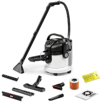 Karcher SE 4 - Nettoyeur moquettes - Aspirateur liquides avec bidon eau propre/sale 4 L - 1000 W