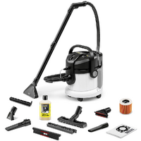 Karcher SE 4 Plus - Nettoyeur de moquettes - Aspirateur &agrave; liquides - Bidon d'eau propre / sale 4 l - 1000 W