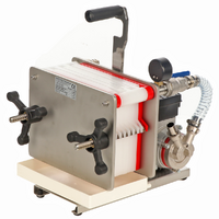 Enotecnica Pillan FC8 - Filtre à vin professionnel pour 8 cartons 20x20 cm - Châssis INOX et pompe NOVAX