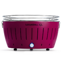 LotusGrill LG G435 U PU - Barbecue portable pour l'ext&eacute;rieur XL - Coque violette