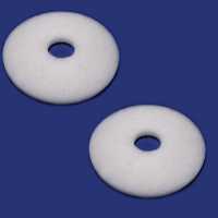 Double disque abrasif blanc pour autolaveuse Grande Brio 55