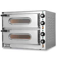 Resto Italia Small G2 - Four &eacute;lectrique &agrave; pizza - Double chambre