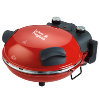 DCG Pizza Maker - Four &agrave; pizza &eacute;lectrique - Pierre r&eacute;fractaire