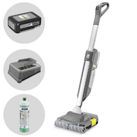 Karcher BR 30/1 C Bp Pack 18/30 - Nettoyeur de sols &agrave; batterie 3 en 1 : lave, s&egrave;che, aspire