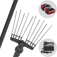 Aima Twigo Basic Cordless - Peigne vibreur &eacute;lectrique &agrave; batterie - Perche fixe en aluminium - 2 x 21 V 5.2 Ah