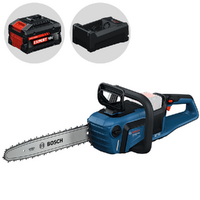 Bosch Professional BITURBO GKE 18V-40 - Tronçonneuse électrique à batterie - 18 V 5,5 Ah - Guide de 40 cm