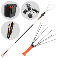 Stocker Magma E-35 21 V - Peigne vibreur manuel à batterie + perche de rallonge 205-325 cm - 21 V 4 Ah