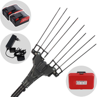 Zanon Murcielago X Lazer AL-200 - Peigne vibreur &agrave; batterie - Perche t&eacute;lescopique 180 - 260 cm - 18 V 10 Ah