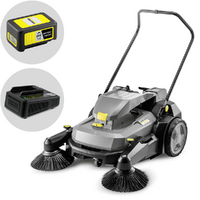 Karcher KM 70/30 C Bp 2SB - Balayeuse &agrave; batterie avec bac de ramassage - 36V 2.5Ah