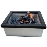 Palazzetti Vulcano - Barbecue en maçonnerie à bois et à charbon