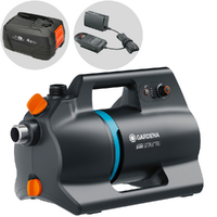 Gardena 3000 Silent 18V P4A - Pompe auto-amor&ccedil;ante &agrave; batterie - 18V 4Ah