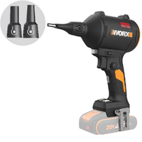 Worx Nitro WX099.9 - Souffleur de poussi&egrave;re &agrave; batterie sans fil - 20 V - SANS BATTERIE NI CHARGEUR