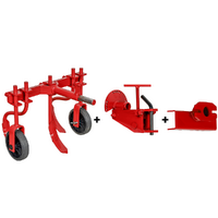 D&eacute;racineur &agrave; trois dents ET-3 avec attelage r&eacute;glable &agrave; double boulon et barre porte-outils &ndash; Pour motoculteurs de 6 &agrave; 10 CV