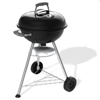 Weber Compact Kettle 47 1502054 - Barbecue &agrave; charbon - Diam&egrave;tre grille 47 cm