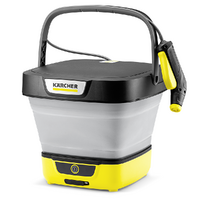 Karcher OC3 Foldable - Nettoyeur haute pression à eau froide portatif - Réservoir pliable 8 L - Batterie lithium-ion