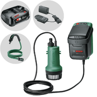 Bosch GardenPump 18V-2000 - Pompe immergée à batterie - 18V 2.5Ah