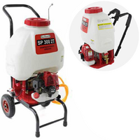 Pulvérisateur thermique avec chariot ou à dos GeoTech SP 300 2T moteur essence 2 temps
