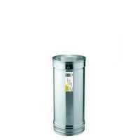 Élément de conduit de fumée 50 cm en acier inox Ø 13 cm spécial four à bois