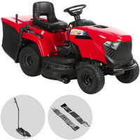 A 98 HD - Tracteur tondeuse - Transmission hydrostatique - Bac de ramassage - Mulching