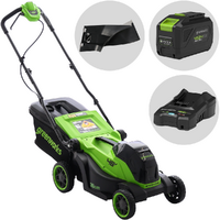 Greenworks LM360D - Tondeuse à gazon à batterie - 48 V/4 Ah - Largeur de coupe 36 cm