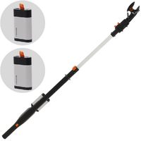 Fiskars eLopper Bypass - Échenilloir à batterie - 90/140 cm - 24V - 2x 12V 4Ah - Diamètre de coupe 32 mm