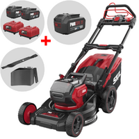 SKIL 0151 BA - Tondeuse à gazon à batterie 2x20V/4Ah + batterie 20V/4Ah offerte - Largeur de coupe 46 cm