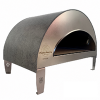 Pizza Party Emozione Perla - Four à pizza à gaz d'extérieur - Chambre de cuisson 40 x 70 cm - Sole en biscotto réfractaire