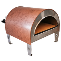 Pizza Party Ardore - Four à pizza à gaz d'extérieur - Chambre de cuisson 40 x 40 cm - Sole en briques réfractaires